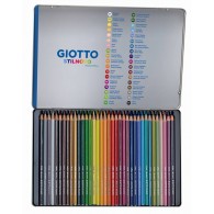 Giotto Stilnovo Acquarellscatola in Metallo 36 Pz di Fila