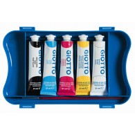 Scatola 5 Tubi Tempera Giotto 21ml di Fila