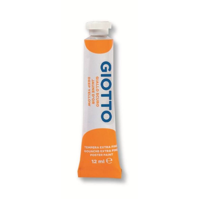 Tubo Tempera Giotto 12ml Giallo Scuro di Fila