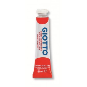 Tubo Tempera Giotto 12ml Rosso Vermiglione di Fila