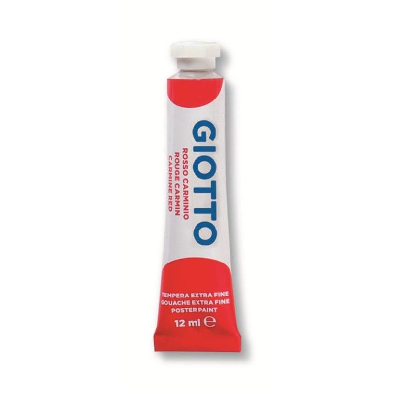 Tubo Tempera Giotto 12ml Rosso Carminio di Fila