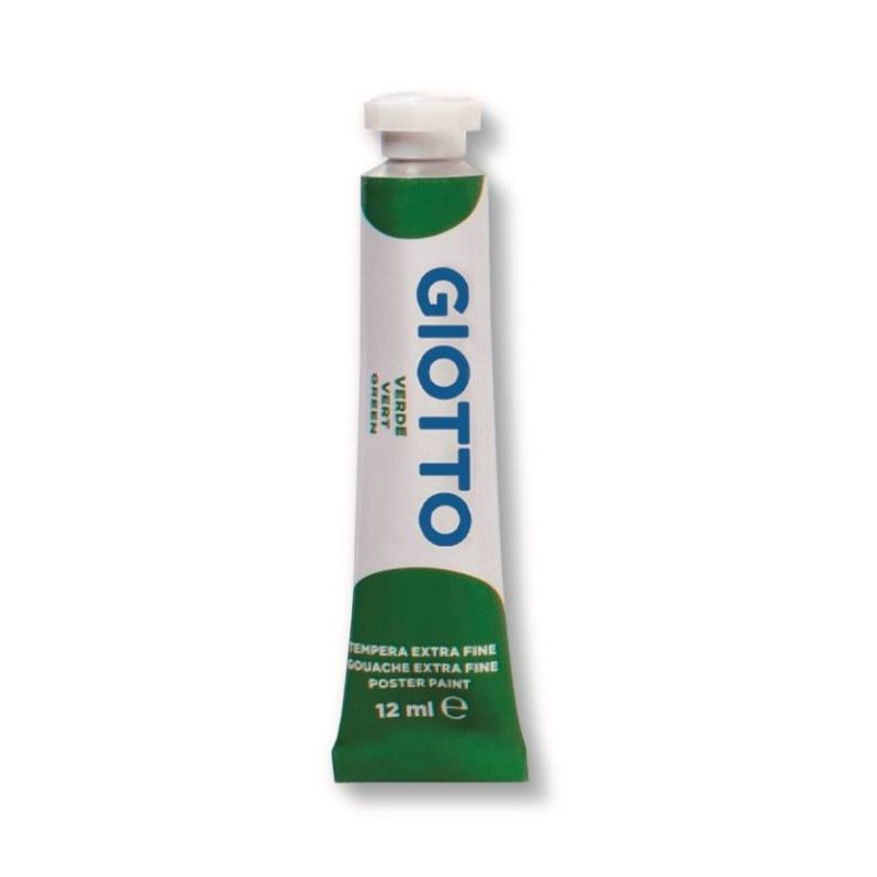 Tubo Tempera Giotto 12ml Verde Brillante di Fila