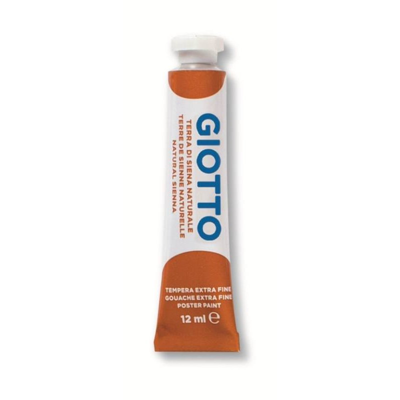 Tubo Tempera Giotto 12ml Terra di Siena Naturale di Fila