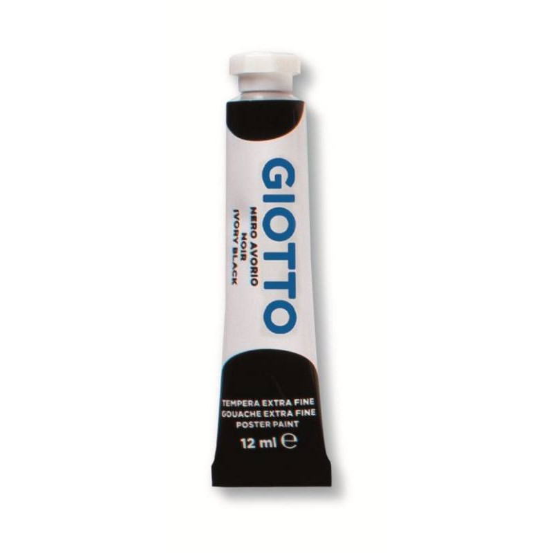 Tubo Tempera Giotto 12ml Nero di Fila