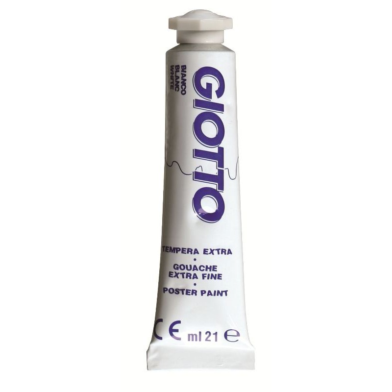 Tubo Tempera Giotto 21ml Bianco di Fila