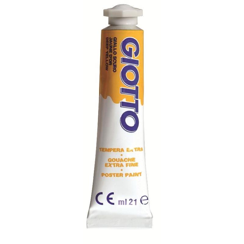 Tubo Tempera Giotto 21ml Giallo Scuro di Fila
