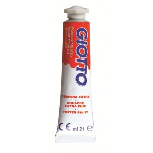 Tubo Tempera Giotto 21ml Rosso Scarlatto di Fila