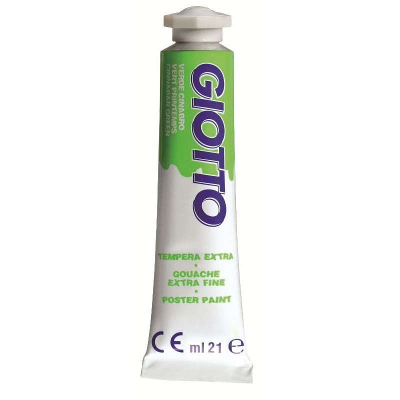 Tubo Tempera Giotto 21ml Verde Cinabro di Fila