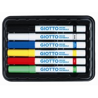 Giotto Decor Materialsastuccio Appendibile 6 Pz Colori Assortiti di Fila
