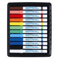 Giotto Decor Materialsastuccio Appendibile 12 Pz Colori Assortiti di Fila
