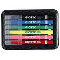 Astuccio 6 Giotto Decor Textile - per Tessuti di Fila