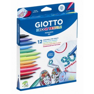 Astuccio 12 Giotto Decor Textile di Fila