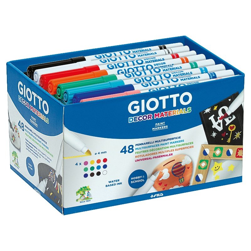 Schoolpack 48 Pennarelli Decor Materials di Fila