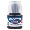 Giotto Decor Acrylic Effetto Opaco - 25 Ml in Confezione 6x25 Ml Nero di Fila