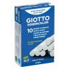 Astuccio 10 Gessi Giotto Robercolor Bianchi - Diametro 10mm di Fila