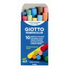 Astuccio 10 Gessi Giotto Robercolor Colorati - Diametro 10mm di Fila