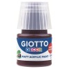 Giotto Decor Acrylic Effetto Opaco - 25 Ml in Confezione 6x25 Ml Seppia di Fila