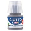 Giotto Decor Acrylic Effetto Opaco - 25 Ml in Confezione 6x25 Ml Grigio Scuro di Fila