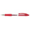 Penna a Scatto Tratto Easy Gel Rosso - Diametro Punta 0,5mm - Confezione da 10 Pezzi di Fila