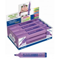 Set 10 Evidenziatori Tratto Video - Punta A Scalpello, Colore Lilla - Foto 11
