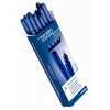 Tratto Pen Metal Look Blu - Diametro Punta 0,5mm - Confezione da 12 Pezzi di Fila