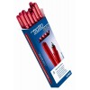 Tratto Pen Metal Look Rosso - Diametro Punta 0,5mm - Confezione da 12 Pezzi di Fila