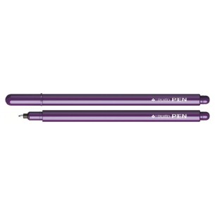 Tratto Pen Metal Look Viola - Diametro Punta 0,5mm - Confezione da 12 Pezzi di Fila