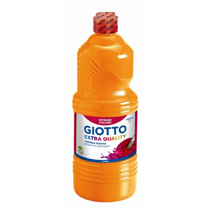 Flacone 1lt Giotto Tempera Arancione di Fila