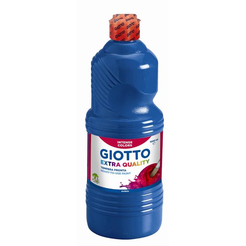 Flacone 1lt Giotto Tempera Blu Oltremare di Fila