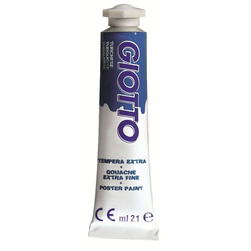 Tubo Tempera Giotto 21ml Turchese di Fila