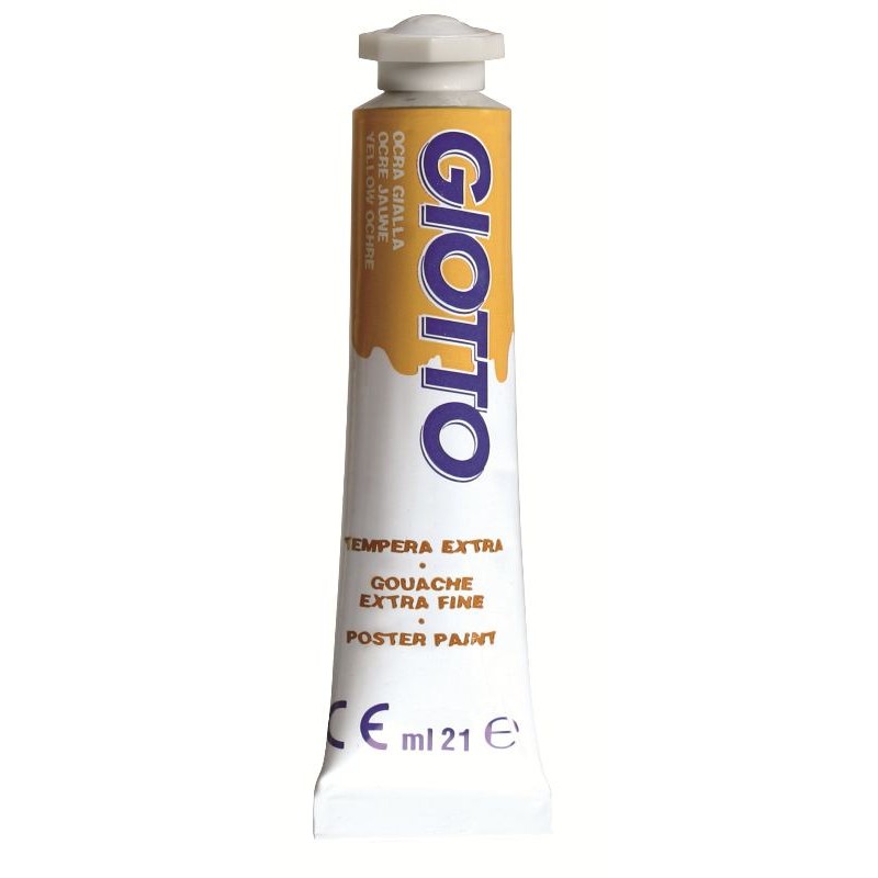 Tubo Tempera Giotto 21ml Giallo Ocra di Fila