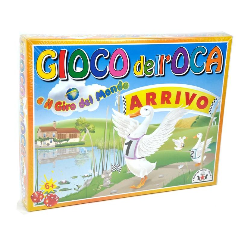 Gioco Dell'Oca Per Bambini - Tabellone Grande Lusso Richiudibile, 8 Pedine E 2 Dadi, Gioco Da Tavolo Per Tutta La Famiglia (2-8 Giocatori)