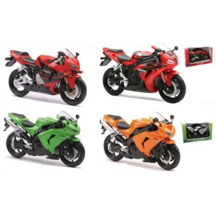 1/12 Honda Cbr600rr Cbr1000rr Kawasaki Zx-10r 4 Ass di New-Ray