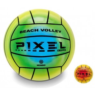 Pallone Pixel Beach Volley Pallone Pvc Diam. 216 Sgonfio con Retina di Mondo