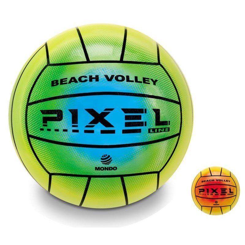 Palla Da Volley Mondo Sport BV-2000 - Taglia 5 Per Indoor/Outdoor/Beach - In PVC Morbido - Colori Assortiti