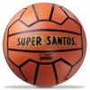 Super Santos Pallone Calcio Pvc Diam. 230 Sgonfio con Retina di Mondo