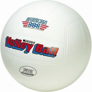 Pallone Volley Ball America Pallone Pvc Diam. 216 Sgonfio con Retina di Mondo