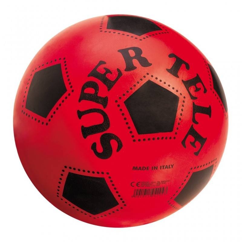 Super Tele Classic Pallone Calcio Pvc Diam. 220 Sgonfio con Retina di Mondo