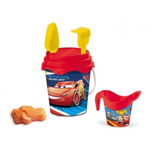 Cars Bucket Set Diam. 17 + Innaff. + Acc. di Mondo