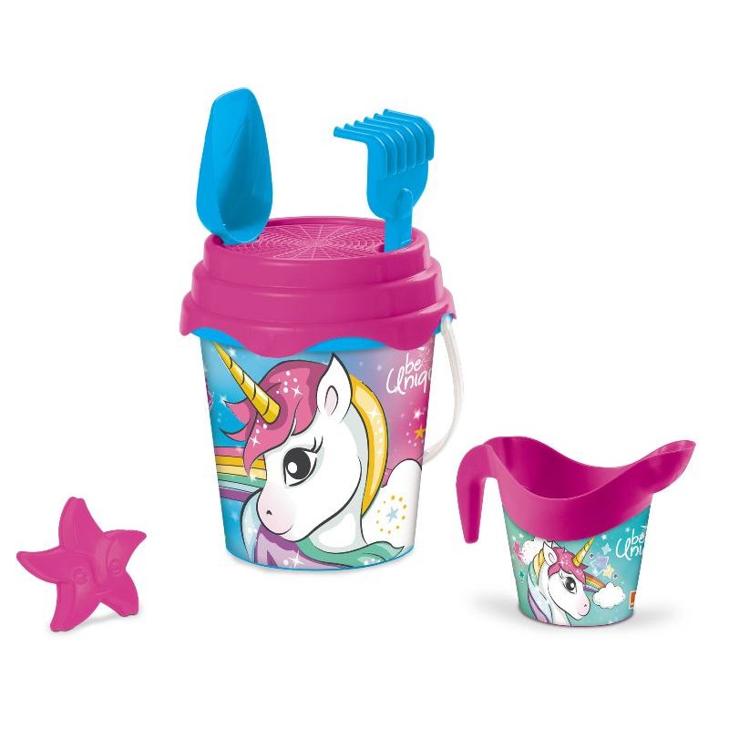 Unicorn Bucket Set Diam. 17 + Innaff. + Acc. di Mondo