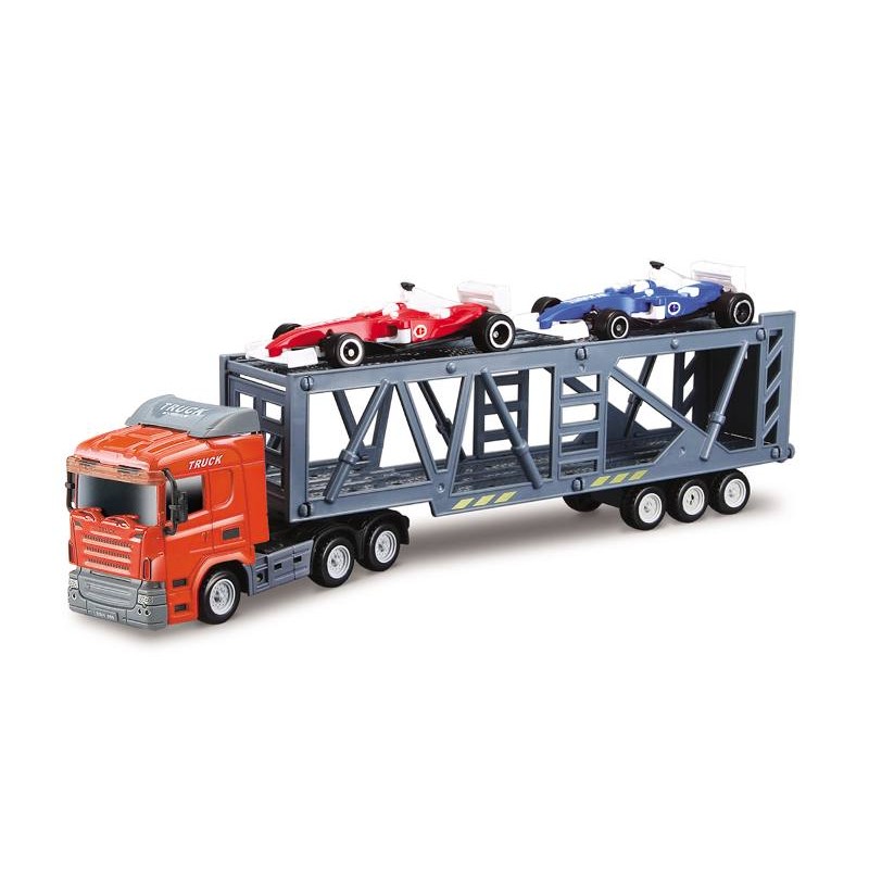 Truck Trailer With 2 Racing Cars Scx24 di Mondo
