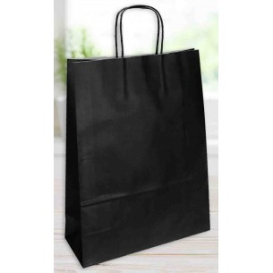 Shopper Jolly Nero - 18x8x24 di Florio