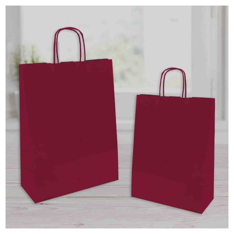 Shopper Jolly Bordeaux - 46x13,5x49 di Florio