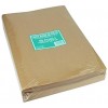 Bustone con 50 Fogli 100x140 Piegati Avana 80 Gr di Florio