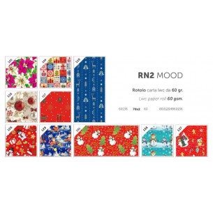 Rotoli Fantasie Assortite Natale F.To 70x200 in Expo da 60 Pz di Florio