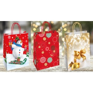 Shopper Christmas Assortimento 3 - 54x14x50 di Florio