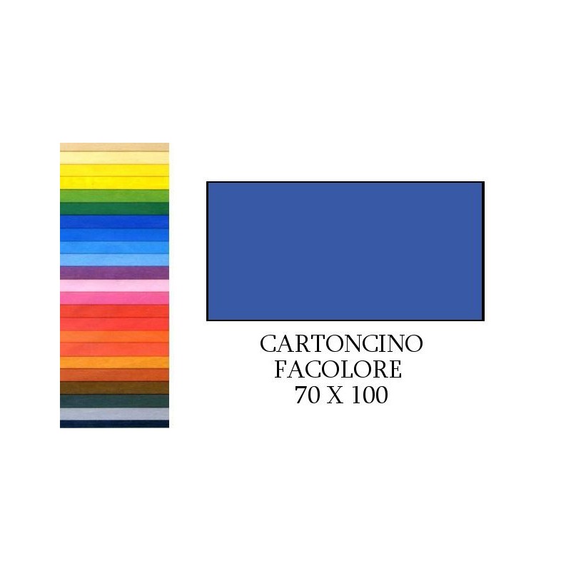 Facolore 70x100 Bleu (10ff) 200g/M2 di Fedrigoni Spa