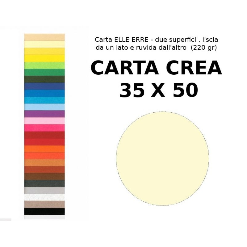 Cartacrea 35x50 Panna (10ff) 220g/M2 di Fedrigoni Spa