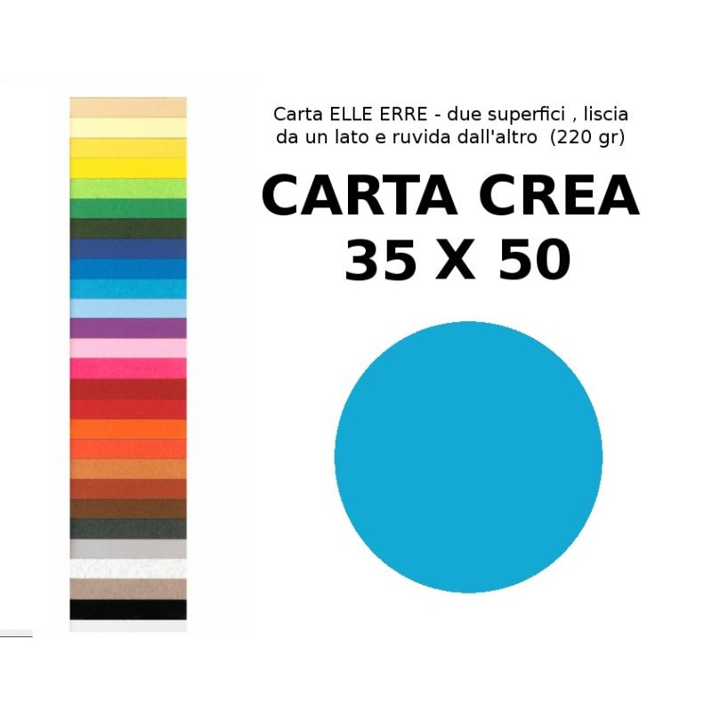 Cartacrea 35x50 Azzurro (10ff) 220g/M2 di Fedrigoni Spa