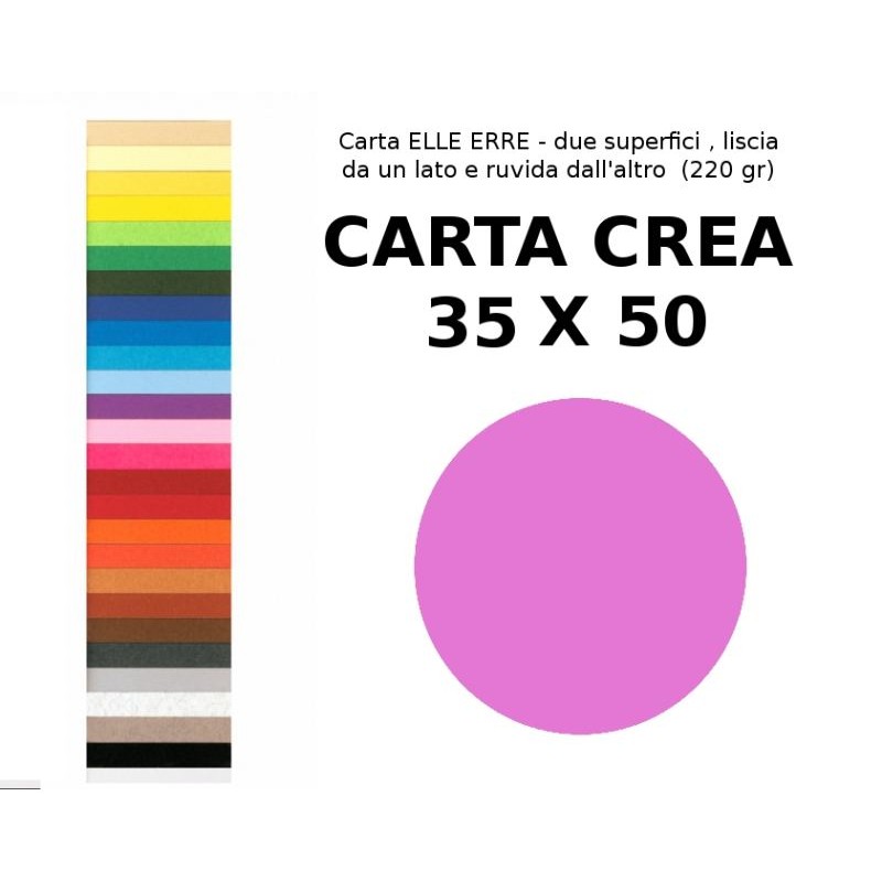Cartacrea 35x50 Fucsia (10ff) 220g/M2 di Fedrigoni Spa
